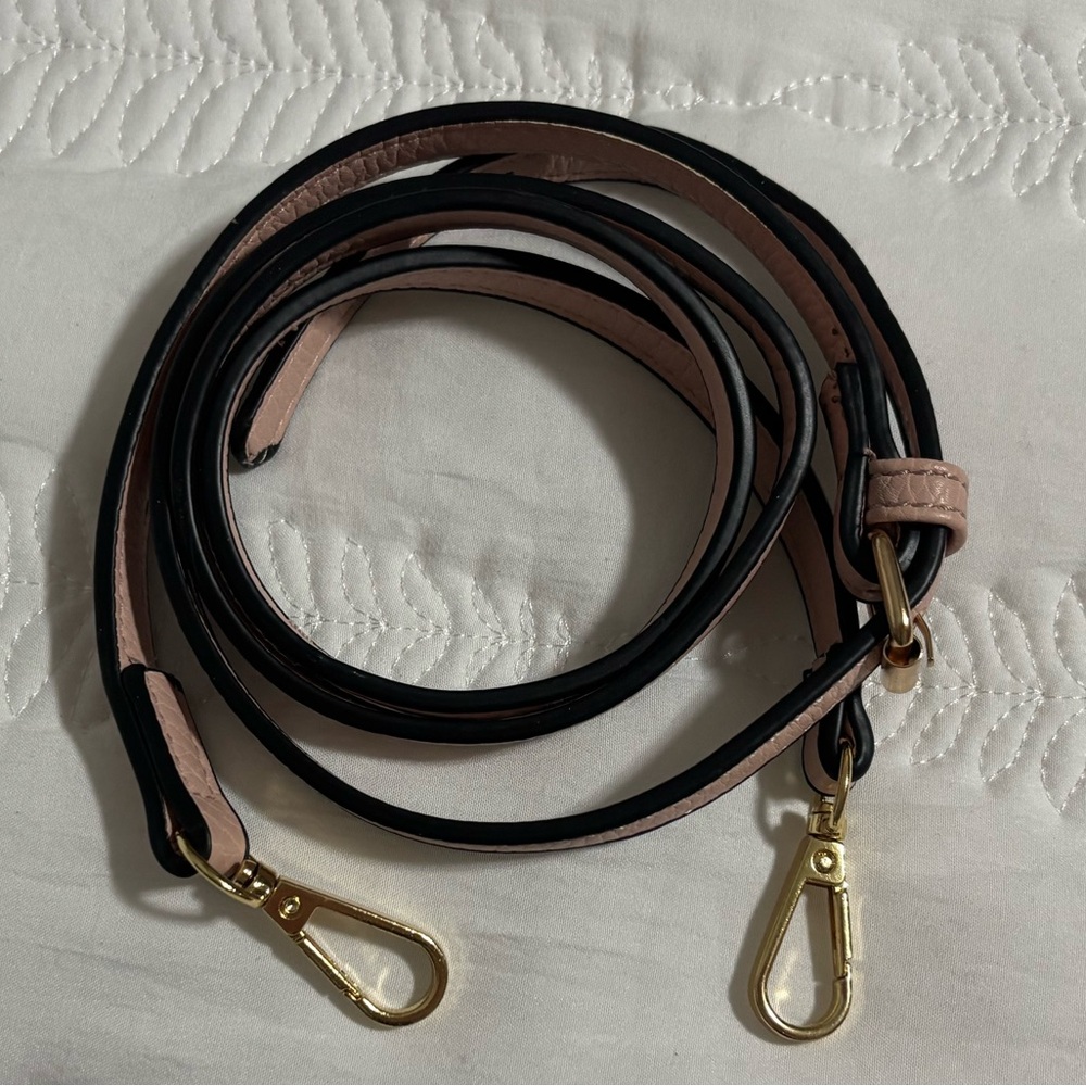 NWOT Crossbody Strap Blush Pink with Goldtone Hardware Unbranded
